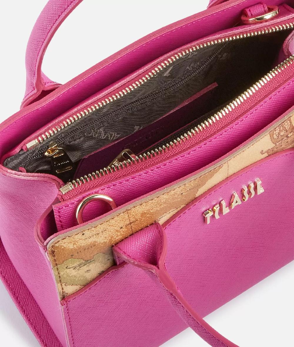 Alviero Martini 1a Classe Digital City Borsa A Mano Piccola Con Tracolla Ciclamino