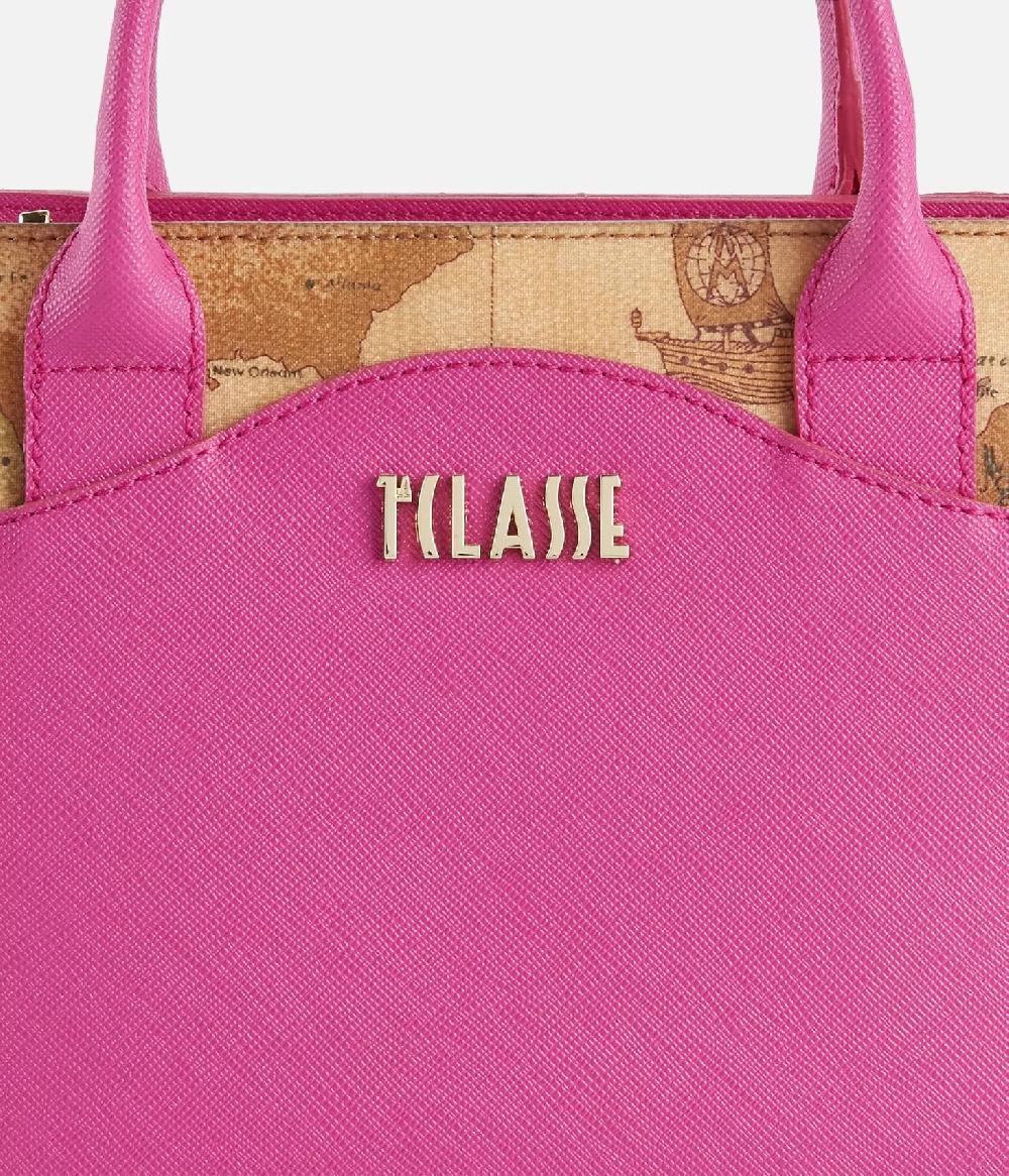 Alviero Martini 1a Classe Digital City Borsa A Mano Piccola Con Tracolla Ciclamino