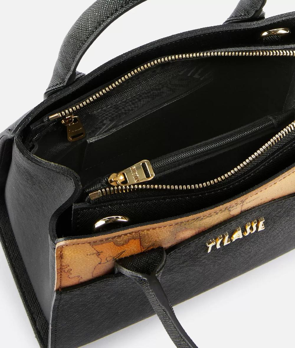 Alviero Martini 1a Classe Digital City Borsa A Mano Piccola Con Tracolla Nera