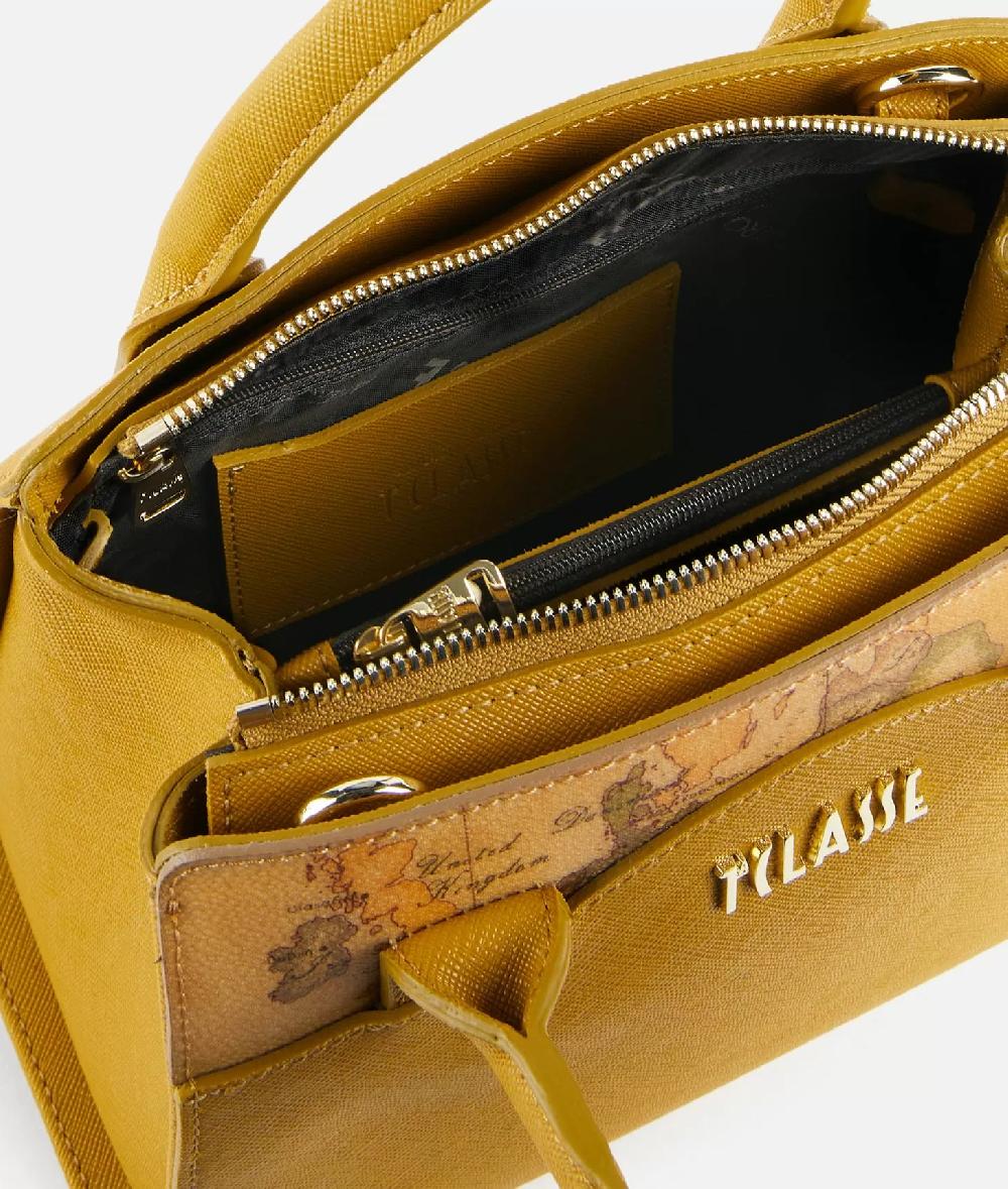 Alviero Martini 1a Classe Digital City Borsa A Mano Piccola Con Tracolla Olio