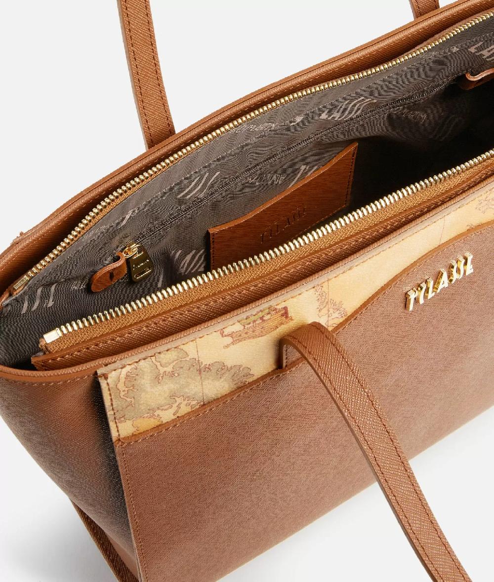 Alviero Martini 1a Classe Digital City Borsa Shopping Grande Castagna