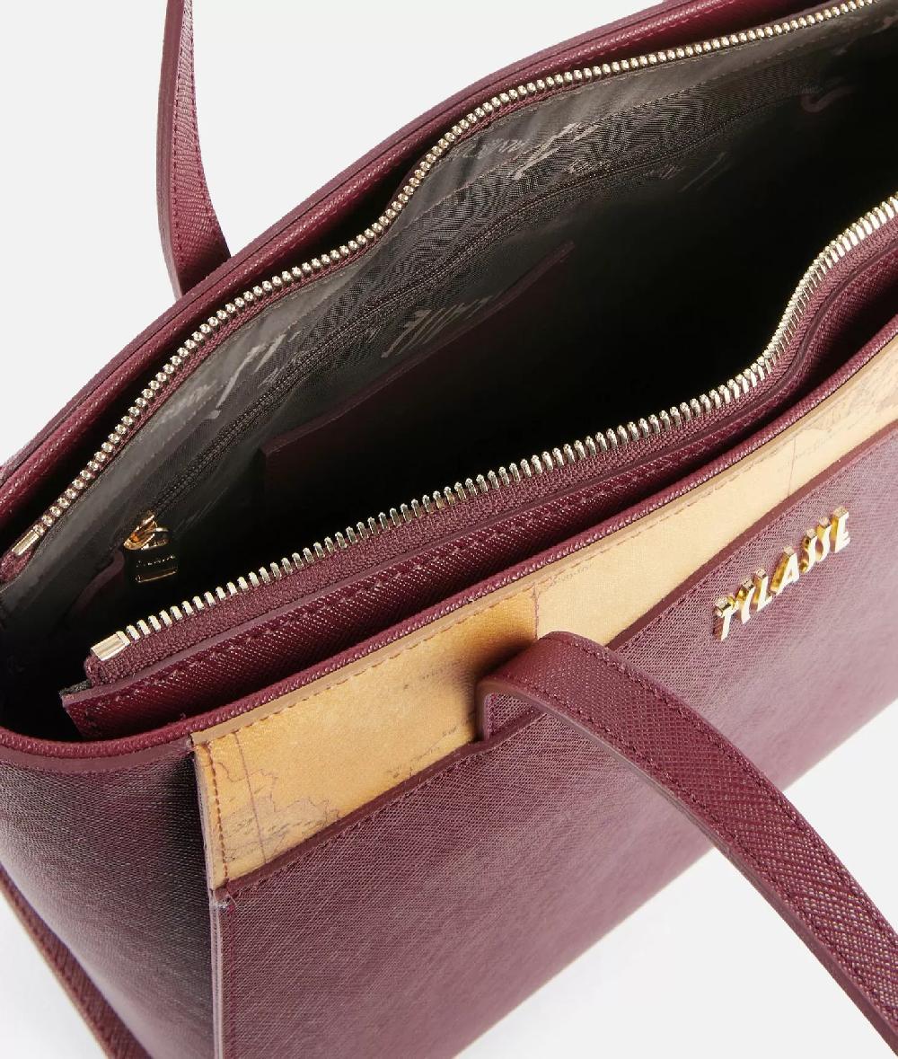 Alviero Martini 1a Classe Digital City Borsa Shopping Media Burgundy