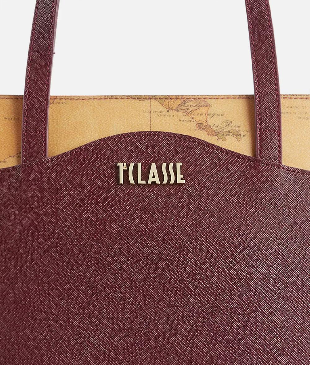 Alviero Martini 1a Classe Digital City Borsa Shopping Media Burgundy