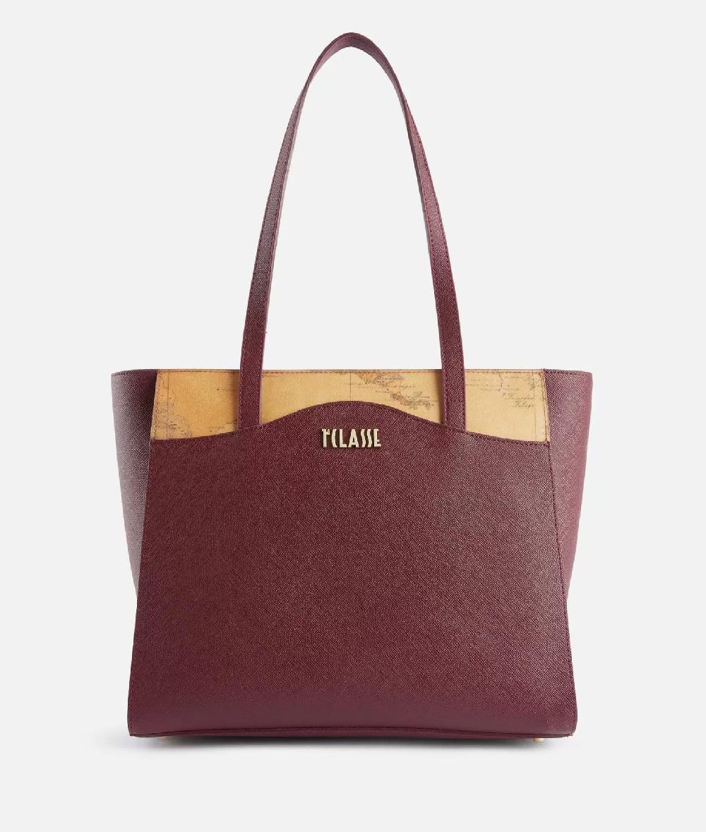 Alviero martini 1a classe Digital City borsa shopping media Burgundy