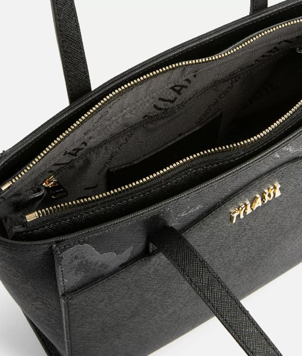 Alviero Martini 1a Classe Digital City Borsa Shopping Media Con Inserto Geo Night