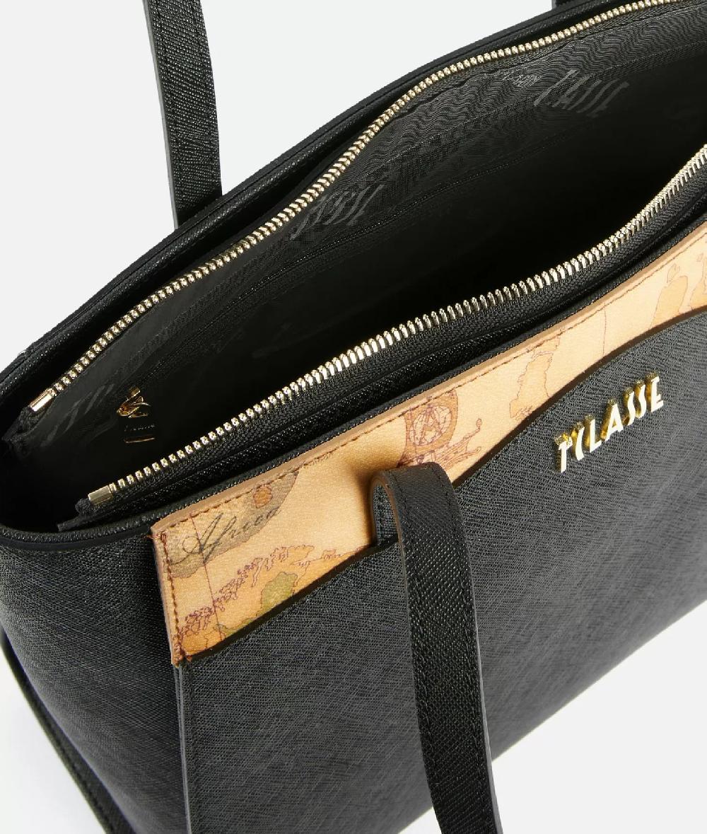 Alviero Martini 1a Classe Digital City Borsa Shopping Media Nera