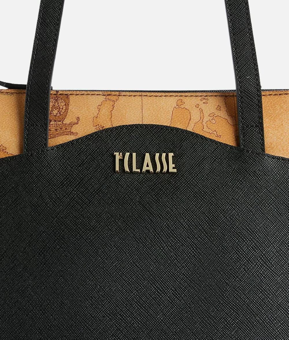 Alviero Martini 1a Classe Digital City Borsa Shopping Media Nera