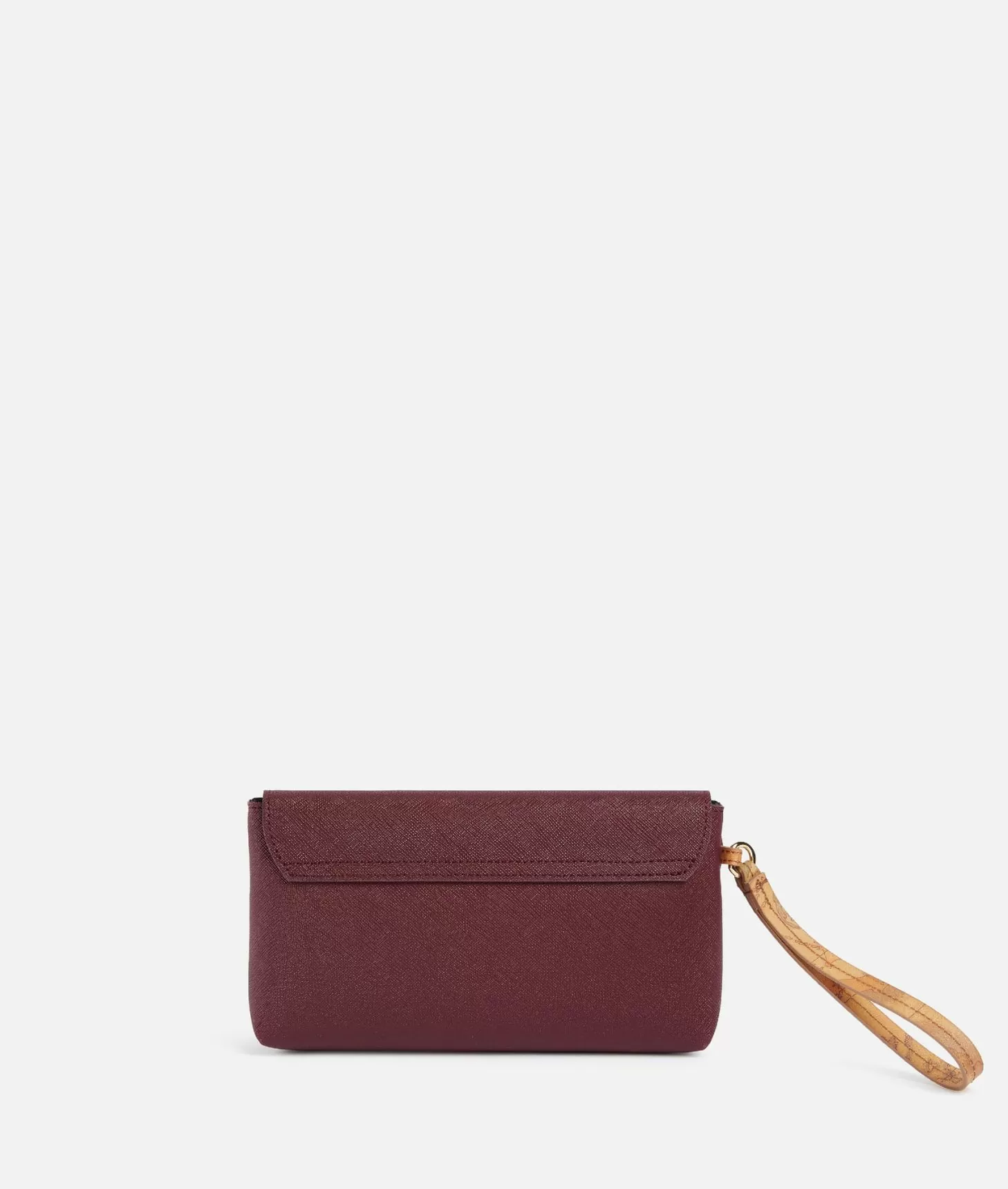 Alviero Martini 1a Classe Digital City Pochette Con Patta E Polsiera Burgundy