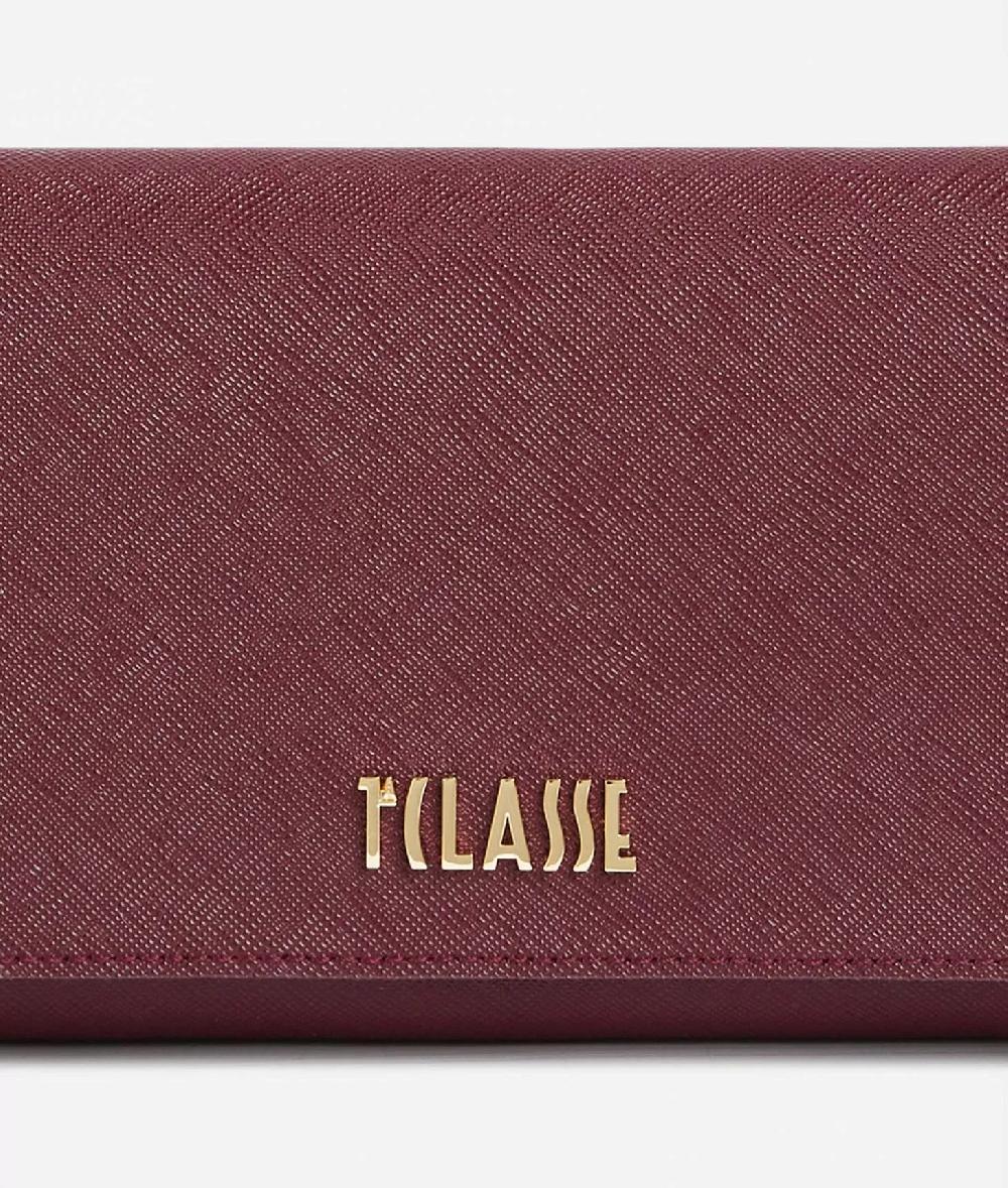 Alviero Martini 1a Classe Digital City Pochette Con Patta E Polsiera Burgundy