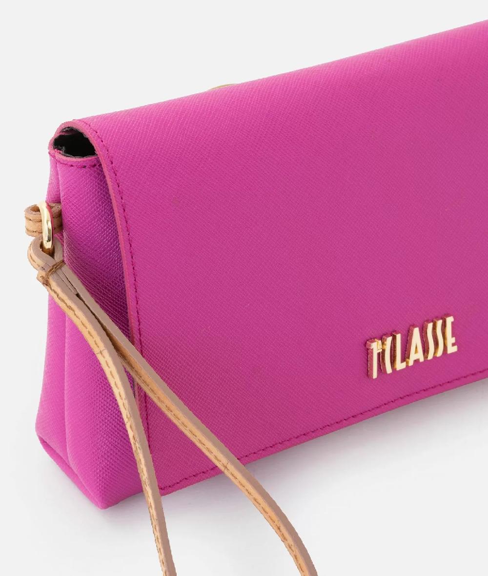 Alviero Martini 1a Classe Digital City Pochette Con Patta E Polsiera Ciclamino