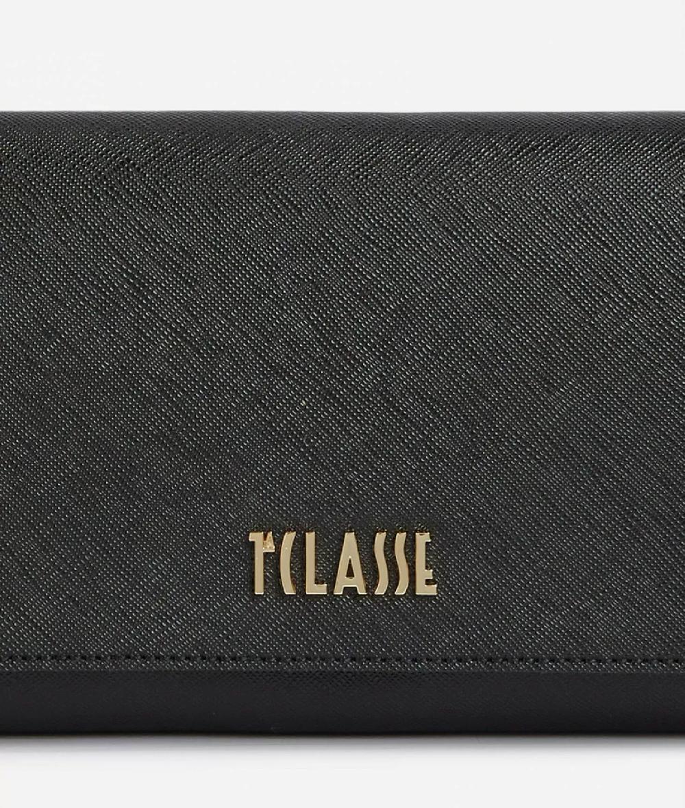 Alviero Martini 1a Classe Digital City Pochette Con Patta E Polsiera Nera