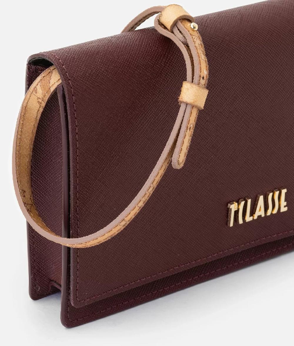 Alviero Martini 1a Classe Digital City Pochette Con Patta E Tracolla Burgundy