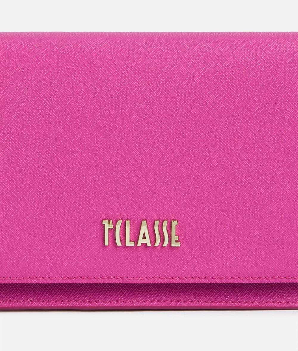 Alviero Martini 1a Classe Digital City Pochette Con Patta E Tracolla Ciclamino