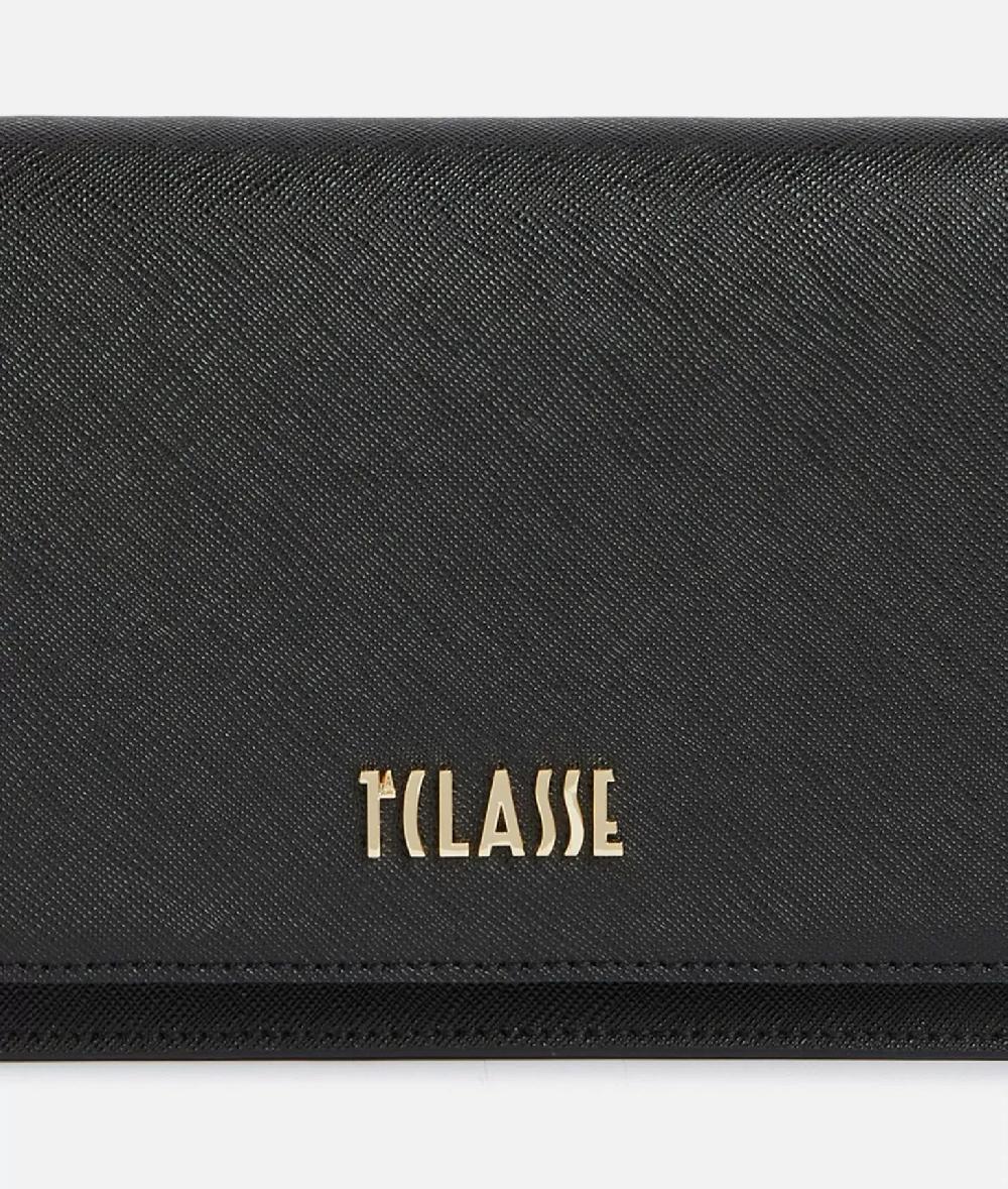 Alviero Martini 1a Classe Digital City Pochette Con Patta E Tracolla Nera