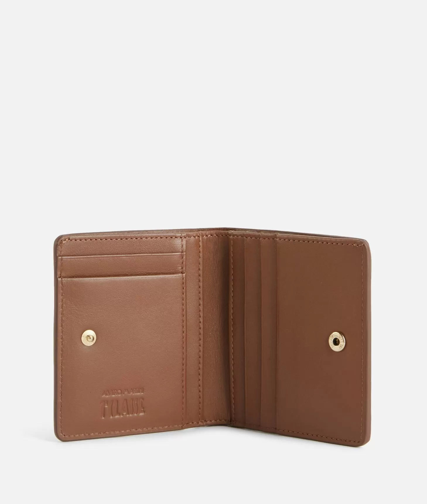 Alviero Martini 1a Classe Digital City Portafoglio Bifolder Mini Castagna