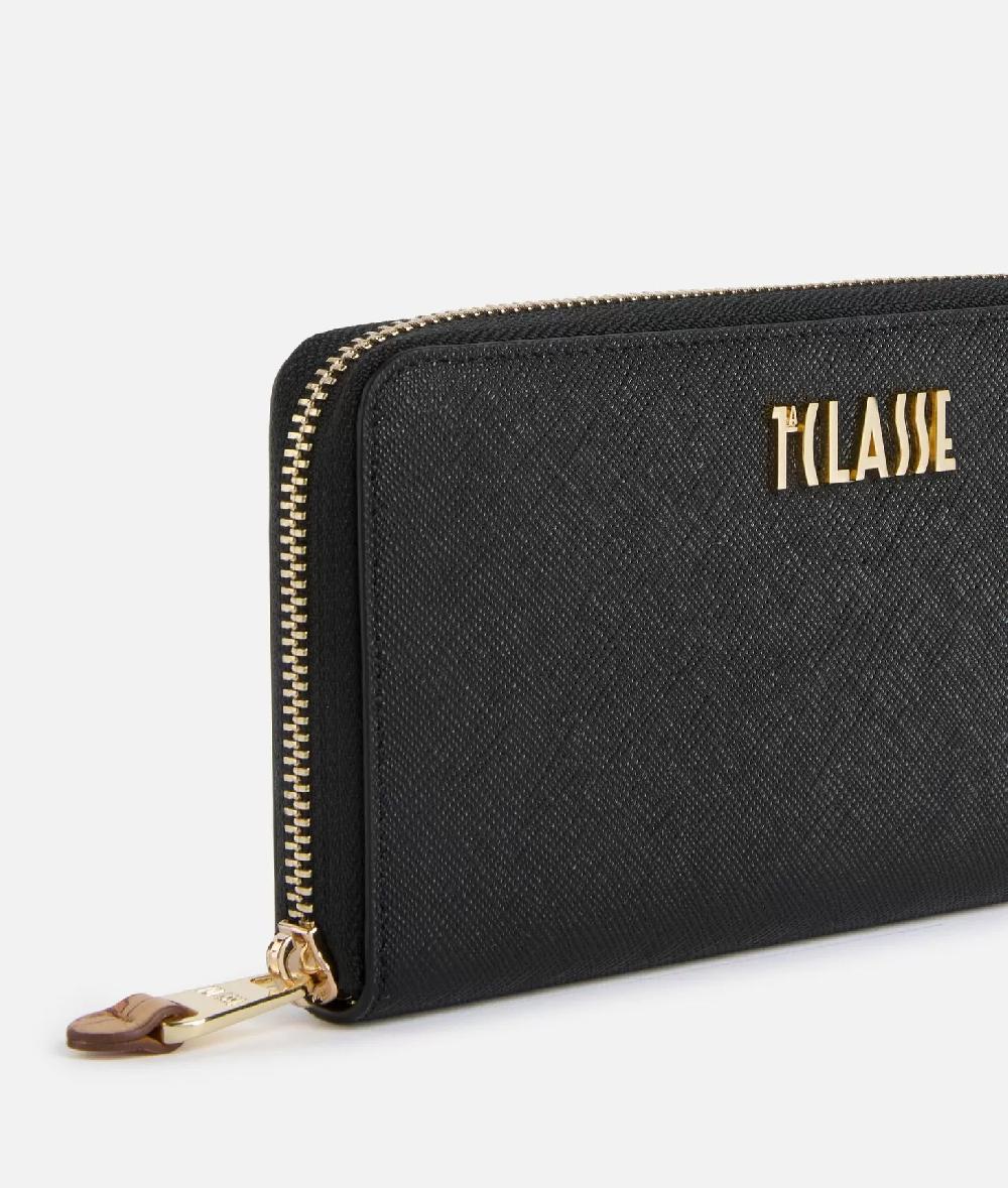 Alviero Martini 1a Classe Digital City Portafoglio Zip Around Nero