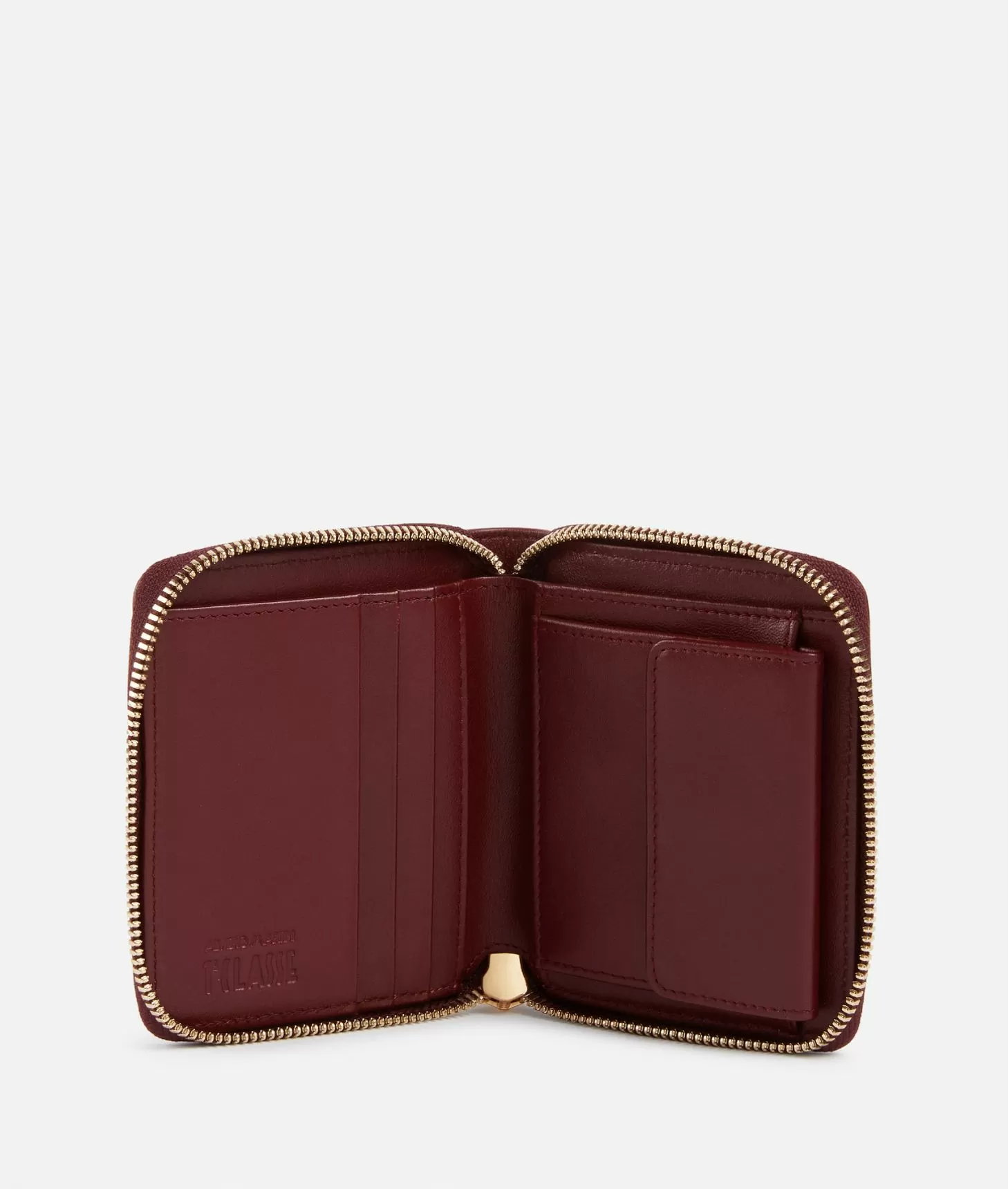Alviero Martini 1a Classe Digital City Portafoglio Zip Around Piccolo Burgundy