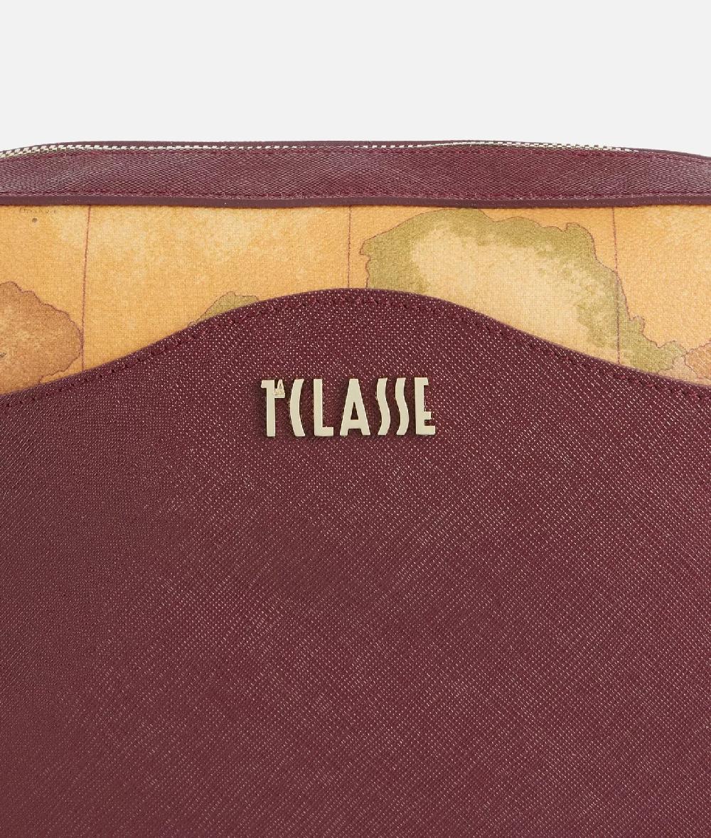 Alviero Martini 1a Classe Digital City Tracolla Reporter Burgundy