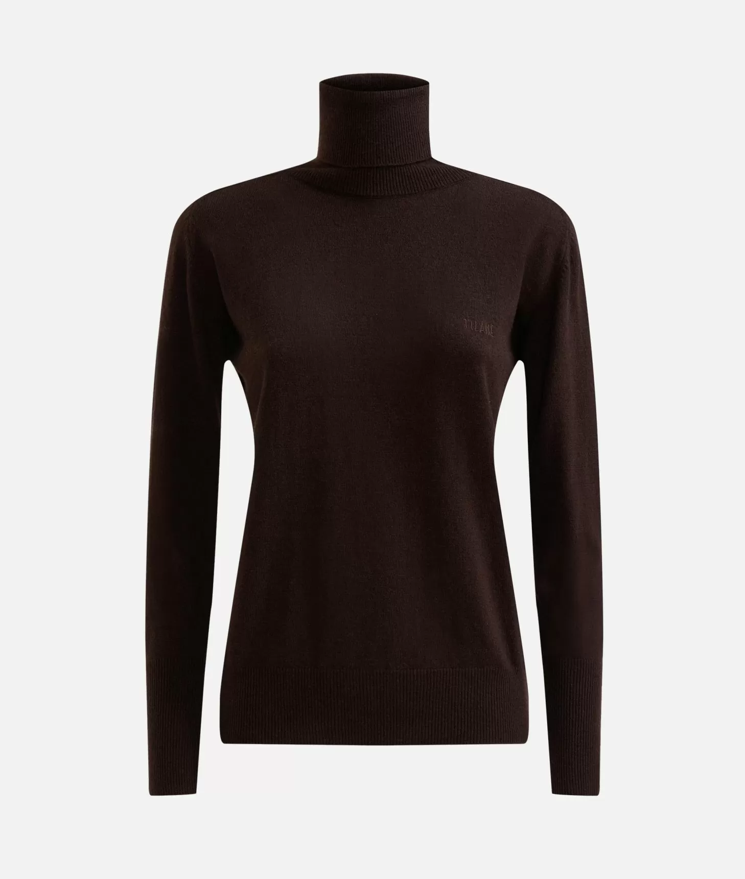 Alviero Martini 1a Classe Dolcevita Basic In Filato Misto Cashmere Cioccolato