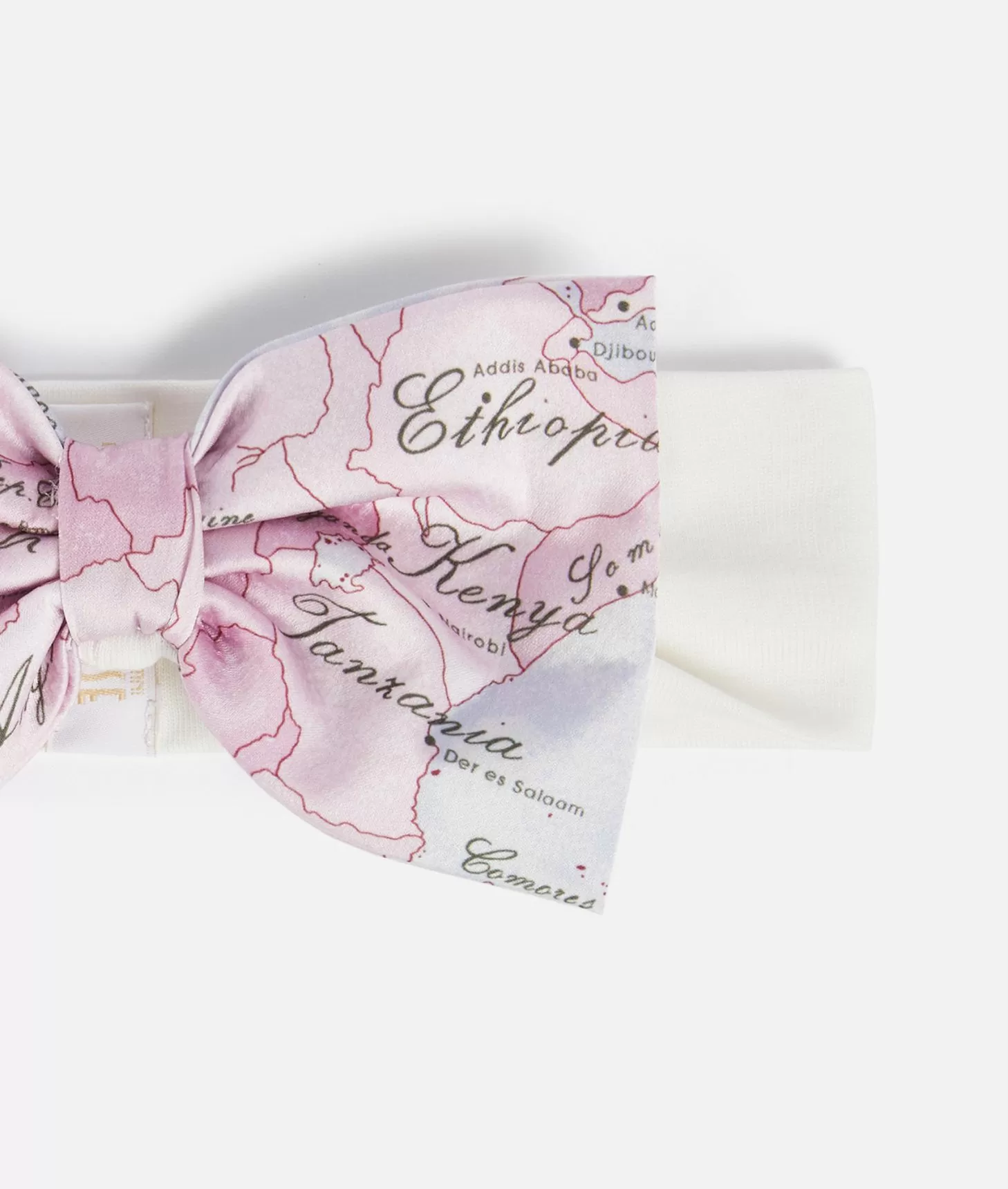 Alviero Martini 1a Classe Fascia Per Capelli Con Fiocco Geo Lady Rosa