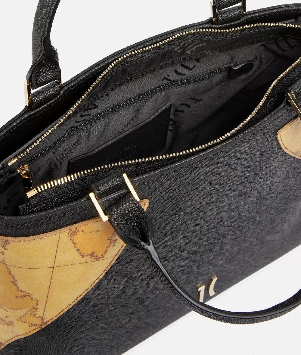 Alviero Martini 1a Classe Flying City Borsa A Mano Con Tracolla Nera