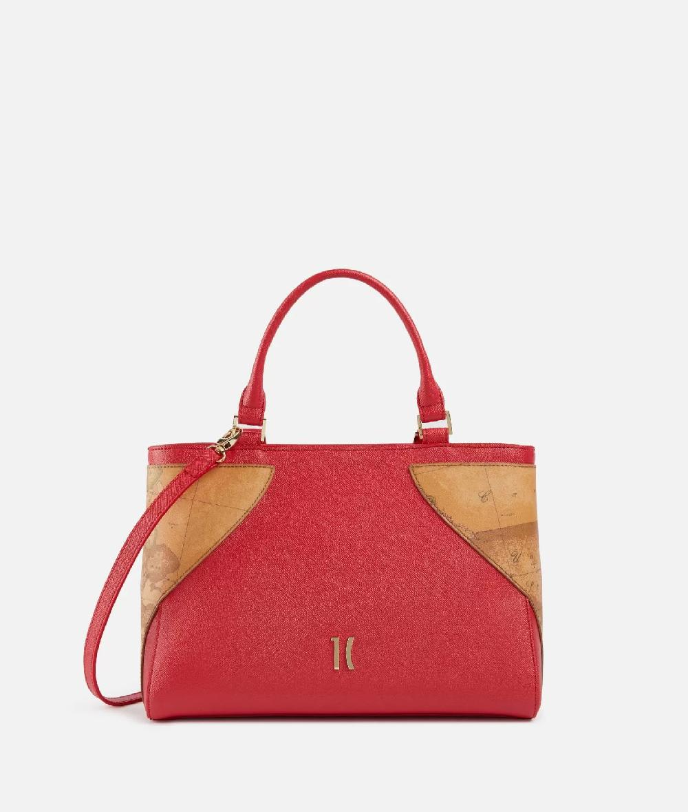 Alviero martini 1a classe Flying City borsa a mano con tracolla Rosso Perlato