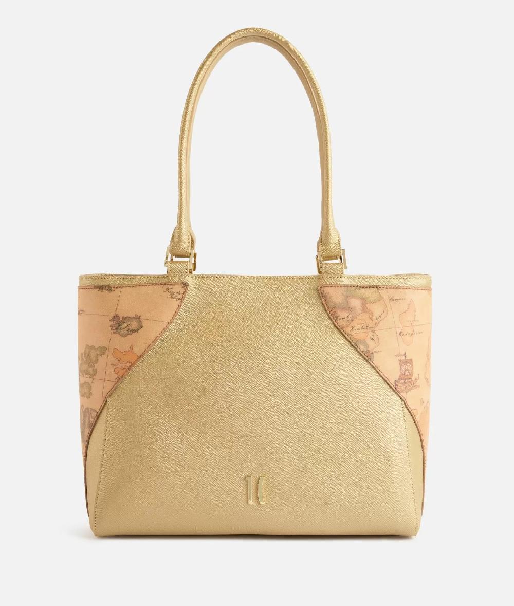 Alviero martini 1a classe Flying City borsa shopping Oro Chiaro