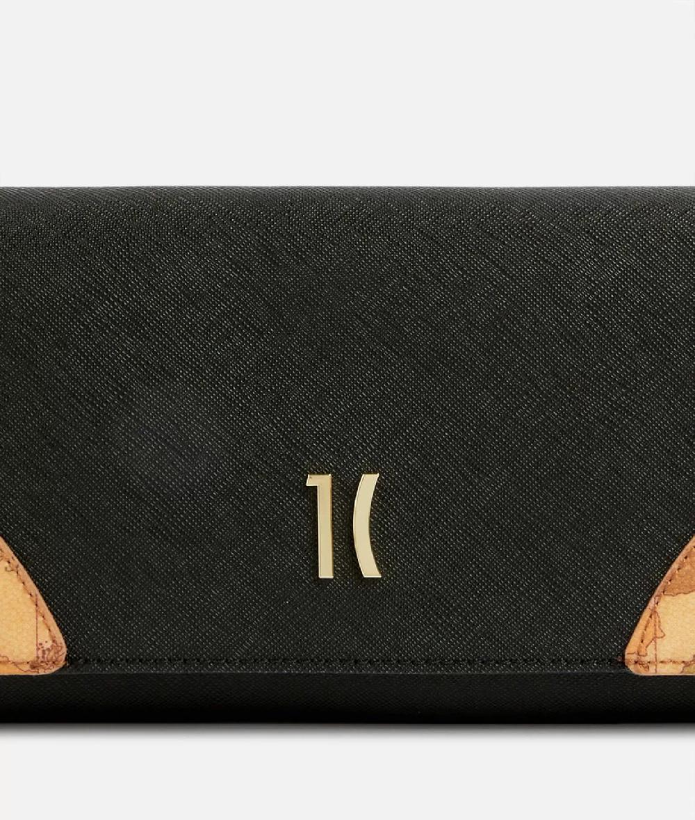 Alviero Martini 1a Classe Flying City Pochette Con Patta Nera