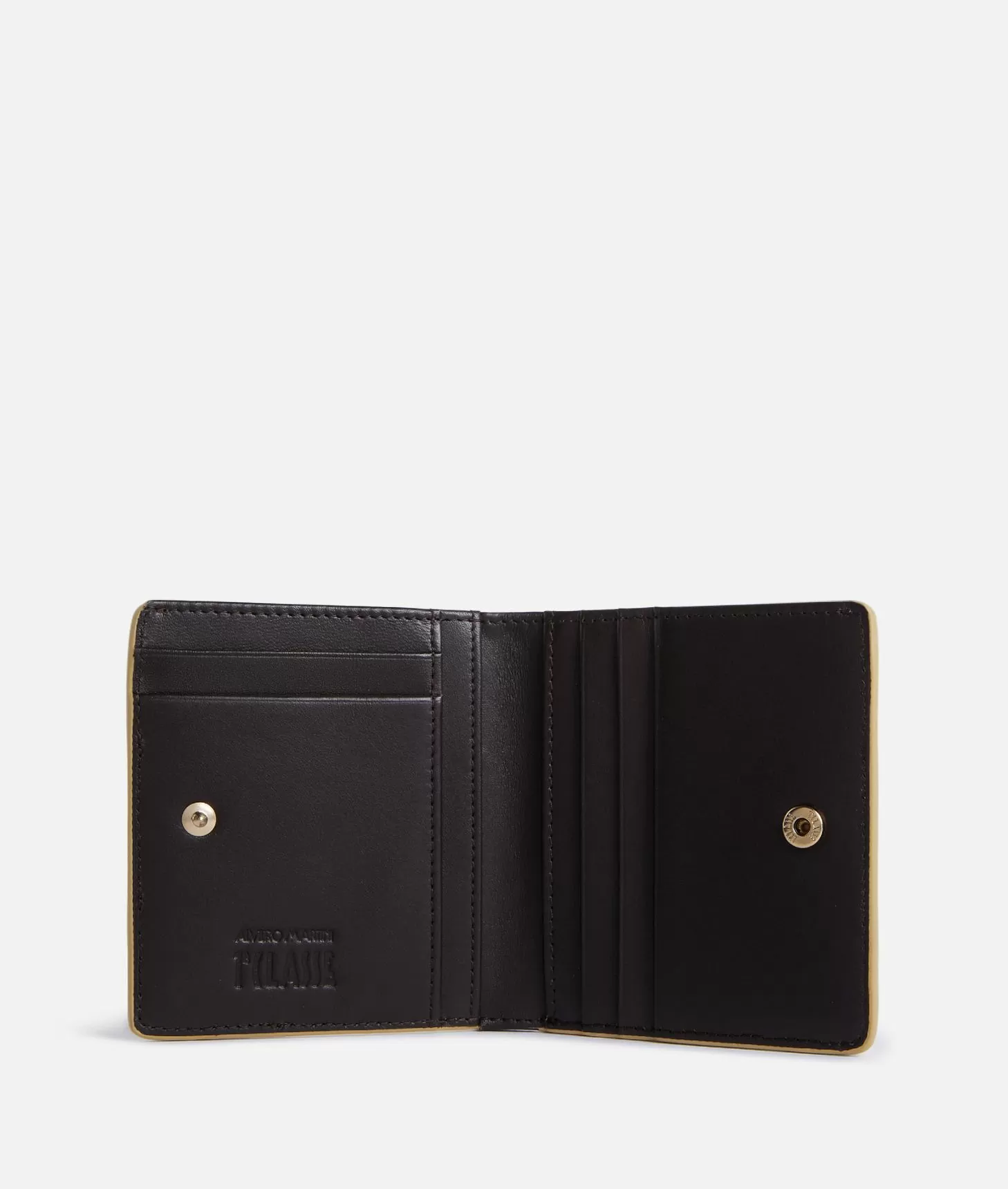 Alviero Martini 1a Classe Flying City Portafoglio Bifolder Mini Oro Chiaro