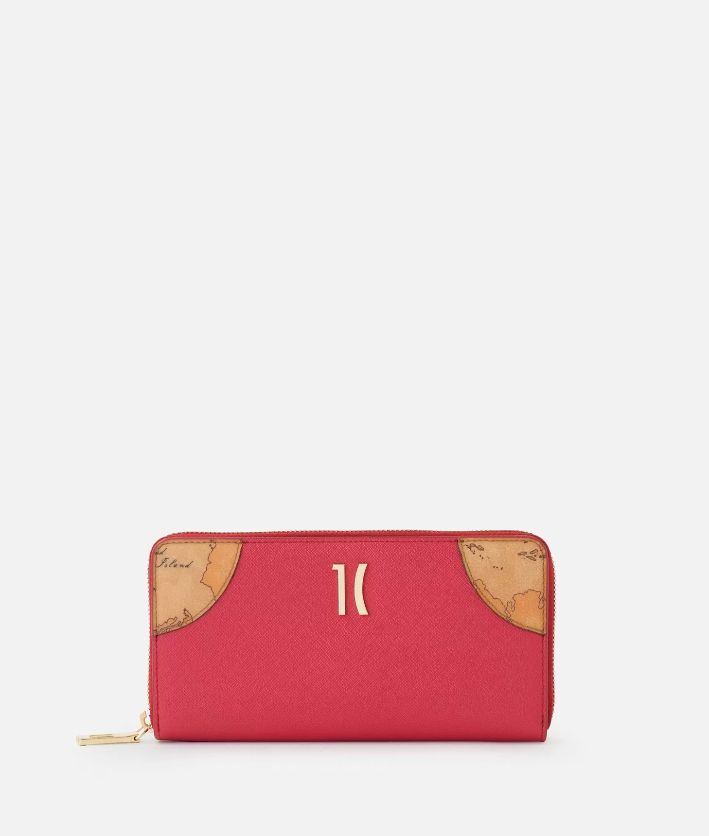 Alviero martini 1a classe Flying City portafoglio zip around Rosso Perlato