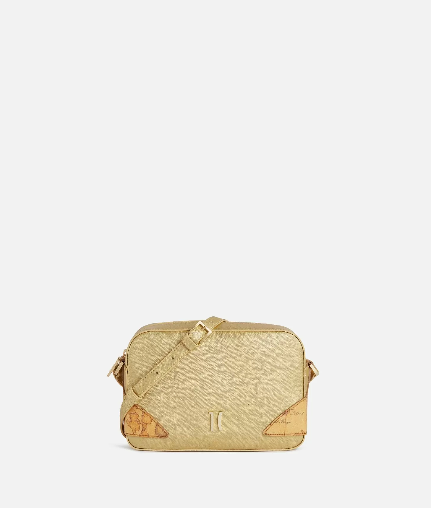 Alviero martini 1a classe Flying City tracollina reporter Oro Chiaro