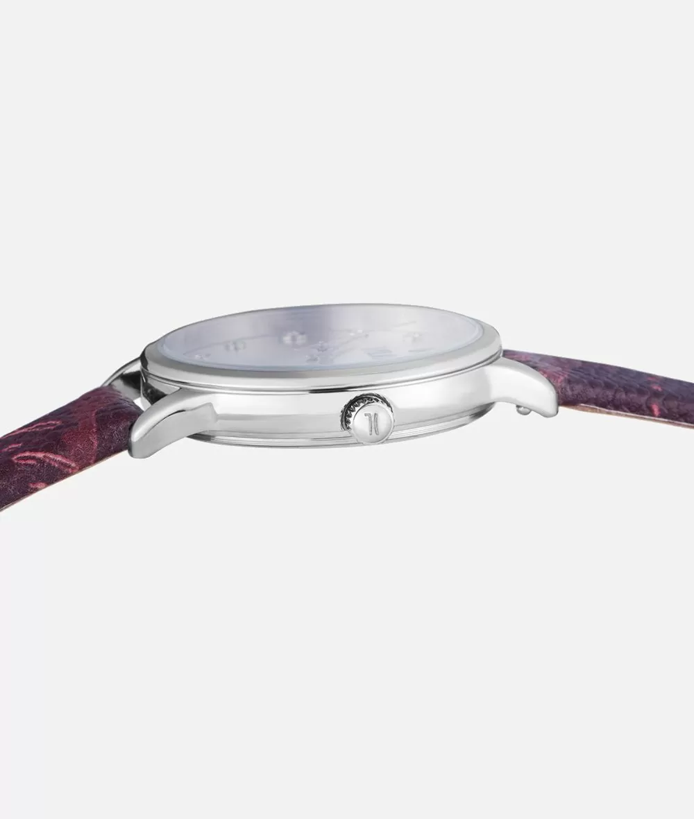 Alviero Martini 1a Classe Formentera Orologio Con Cinturino In Pelle Geo Rouge