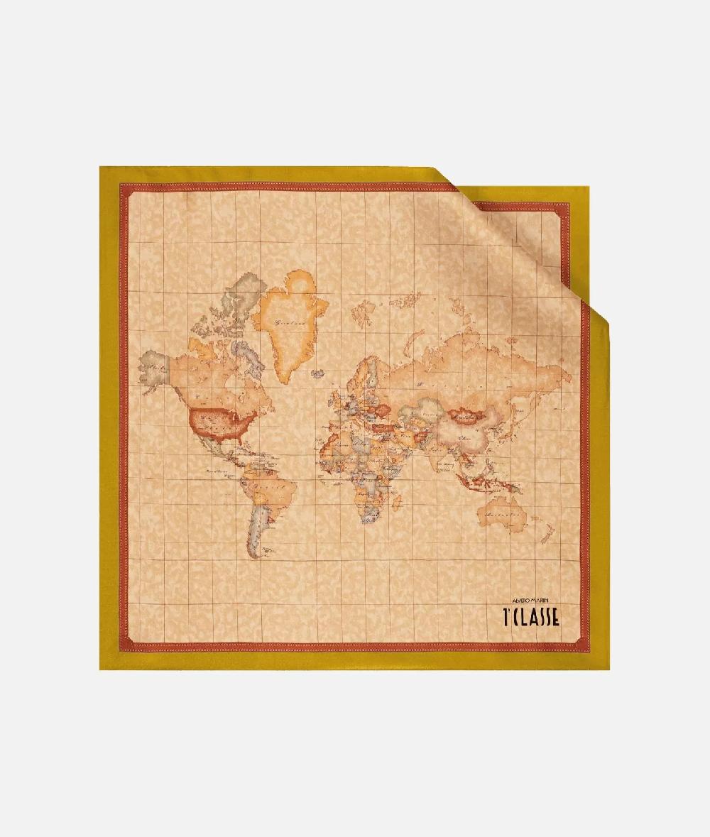Alviero martini 1a classe Foulard Geo Classic 50x50 Olio