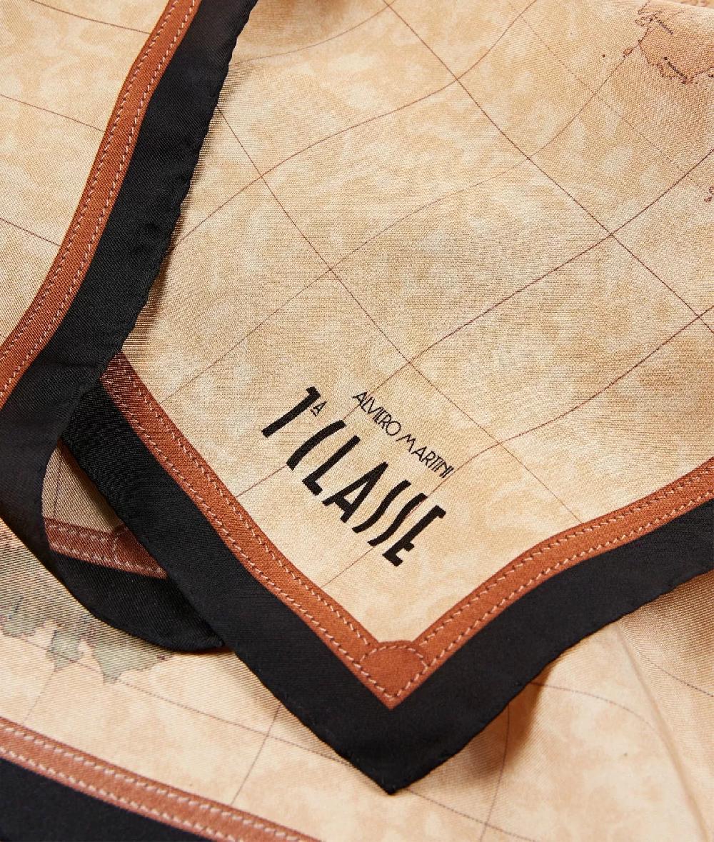 Alviero Martini 1a Classe Foulard Geo Classic 70x70 Nero