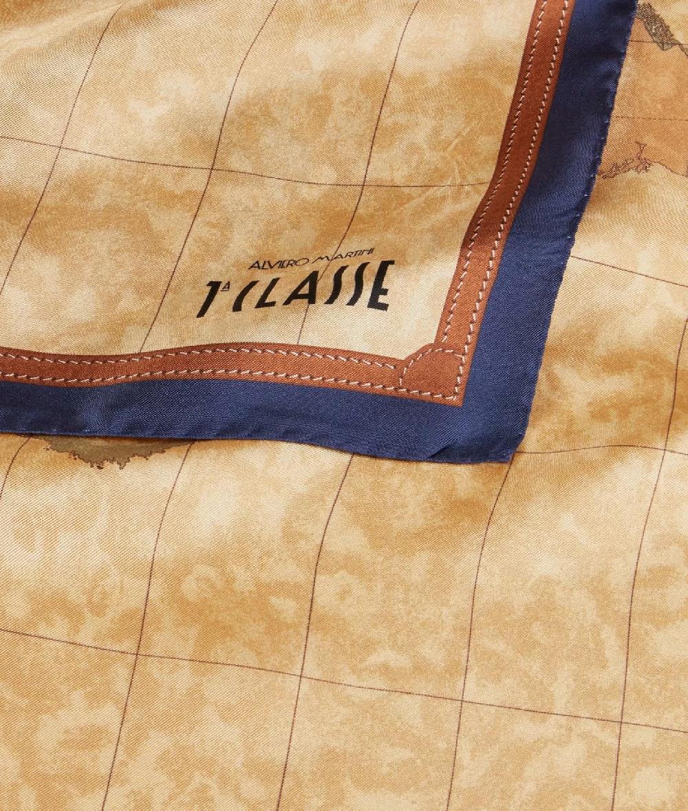 Alviero Martini 1a Classe Foulard Geo Classic 90x90 Blu Navy