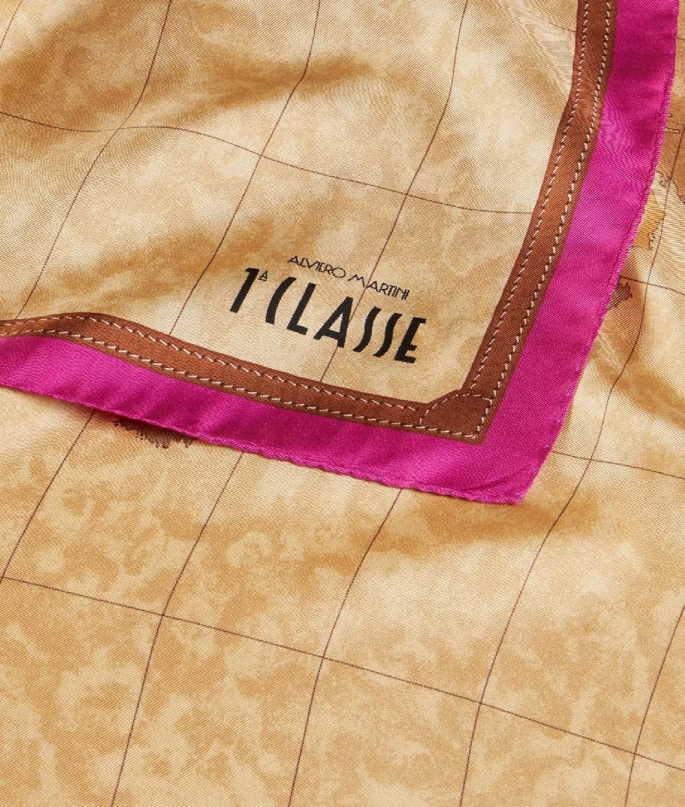Alviero Martini 1a Classe Foulard Geo Classic 90x90 Ciclamino
