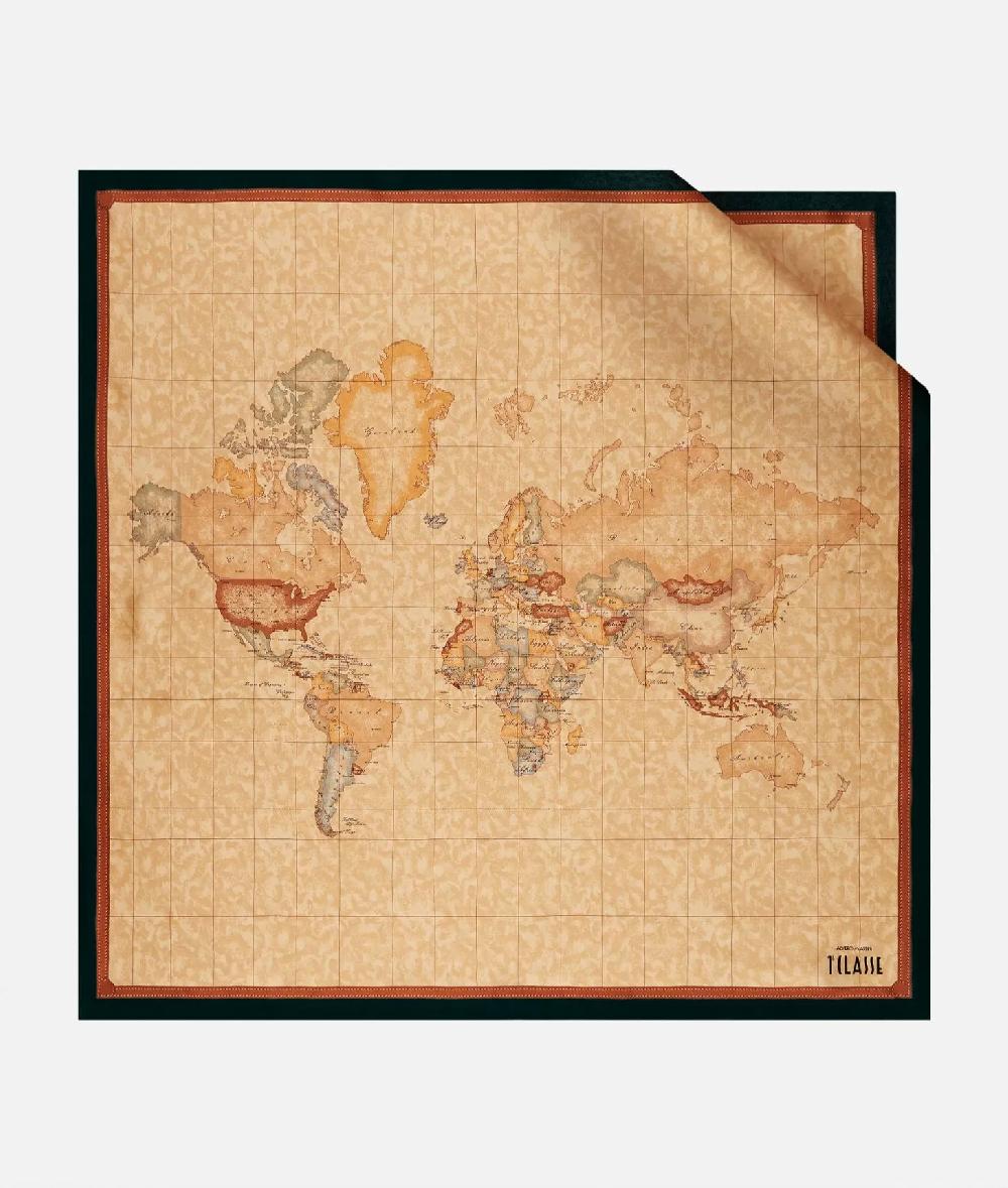 Alviero martini 1a classe Foulard Geo Classic 90x90 Nero