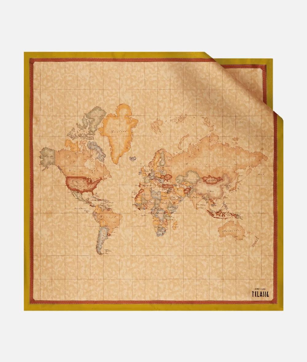 Alviero martini 1a classe Foulard Geo Classic 90x90 Olio