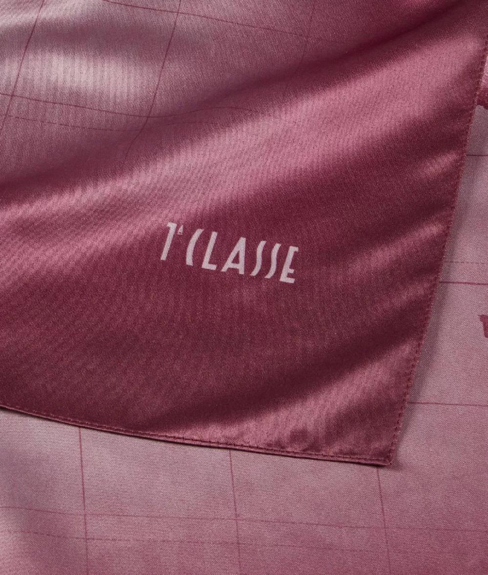 Alviero Martini 1a Classe Foulard Geo Sfumato 90x90 Burgundy