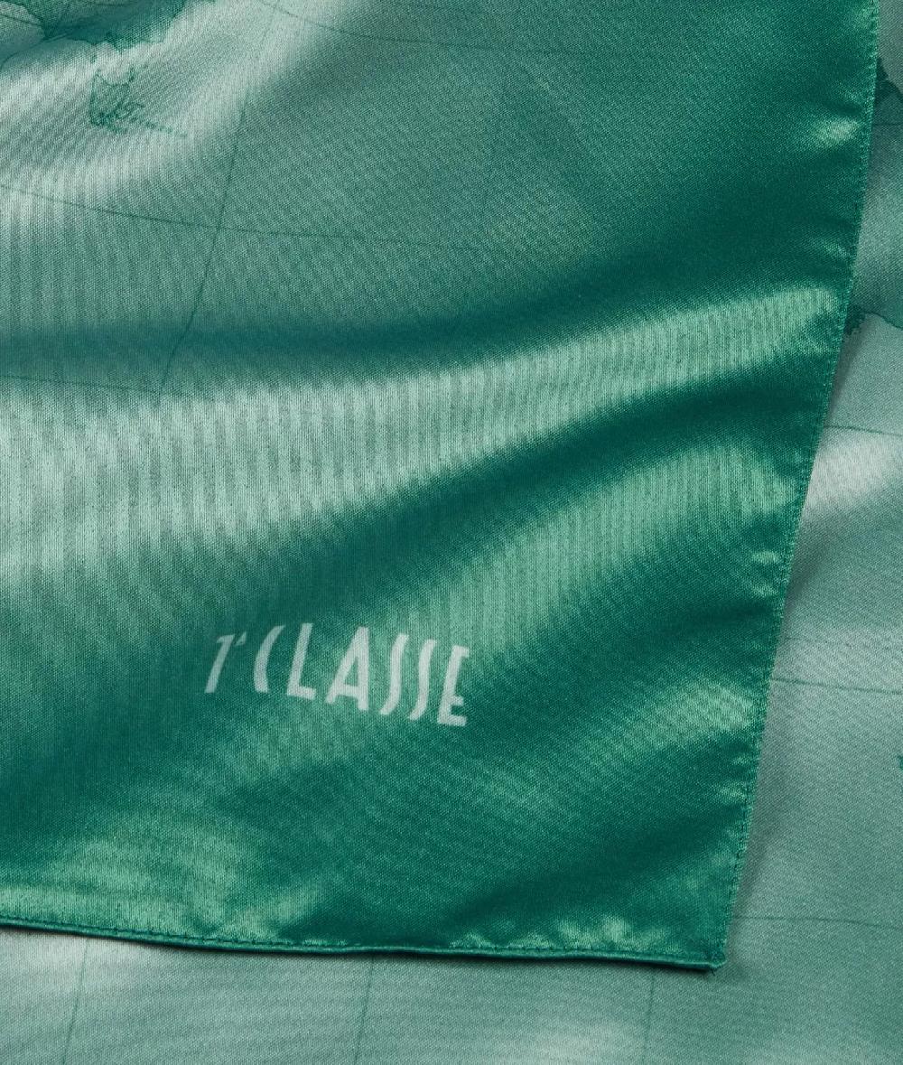 Alviero Martini 1a Classe Foulard Geo Sfumato 90x90 Giada