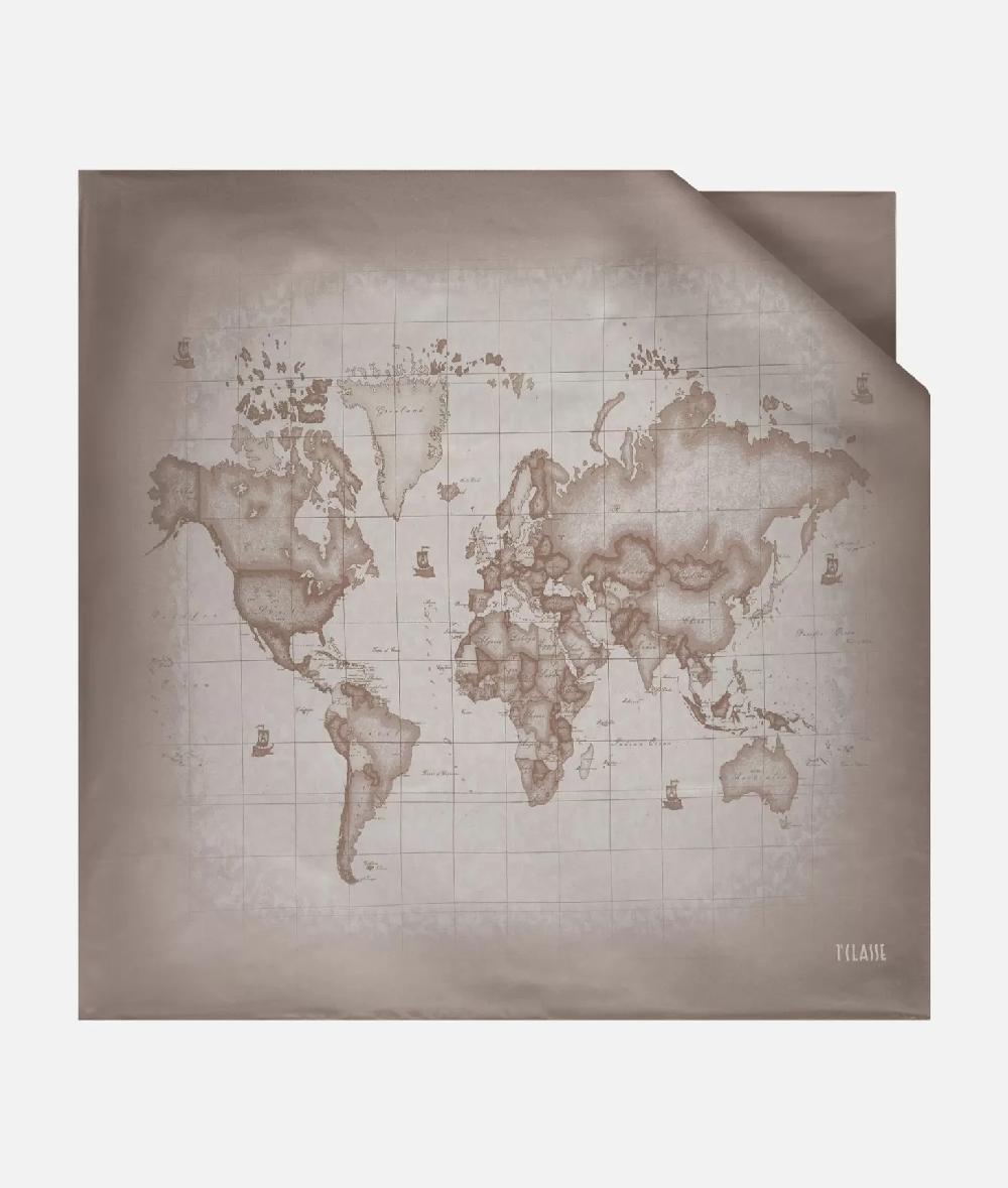 Alviero martini 1a classe Foulard Geo Sfumato 90x90 Taupe Chiaro