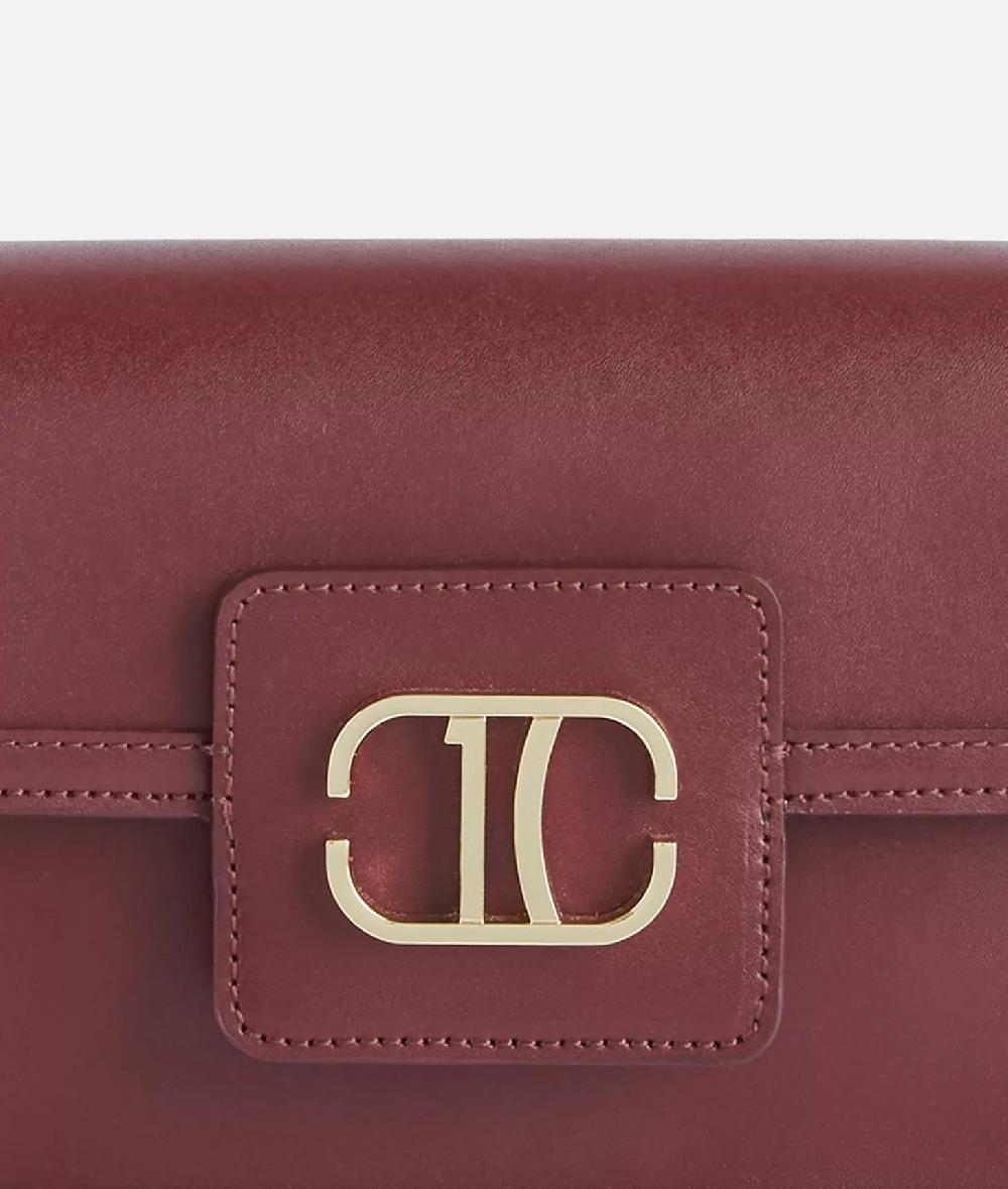 Alviero Martini 1a Classe Frame Bag Tracollina Con Patta Burgundy