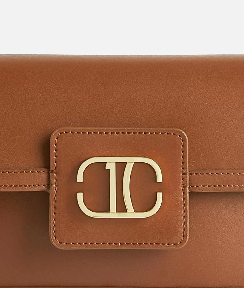 Alviero Martini 1a Classe Frame Bag Tracollina Con Patta Castagna