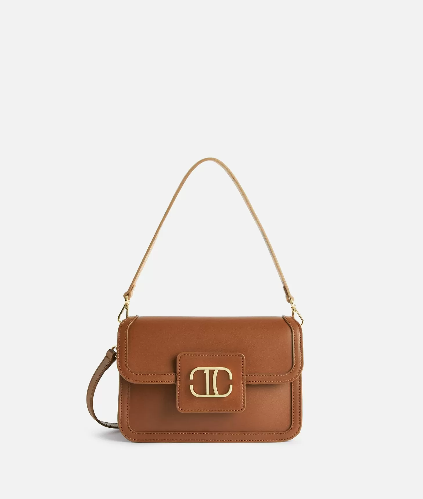 Alviero martini 1a classe Frame Bag tracollina con patta Castagna