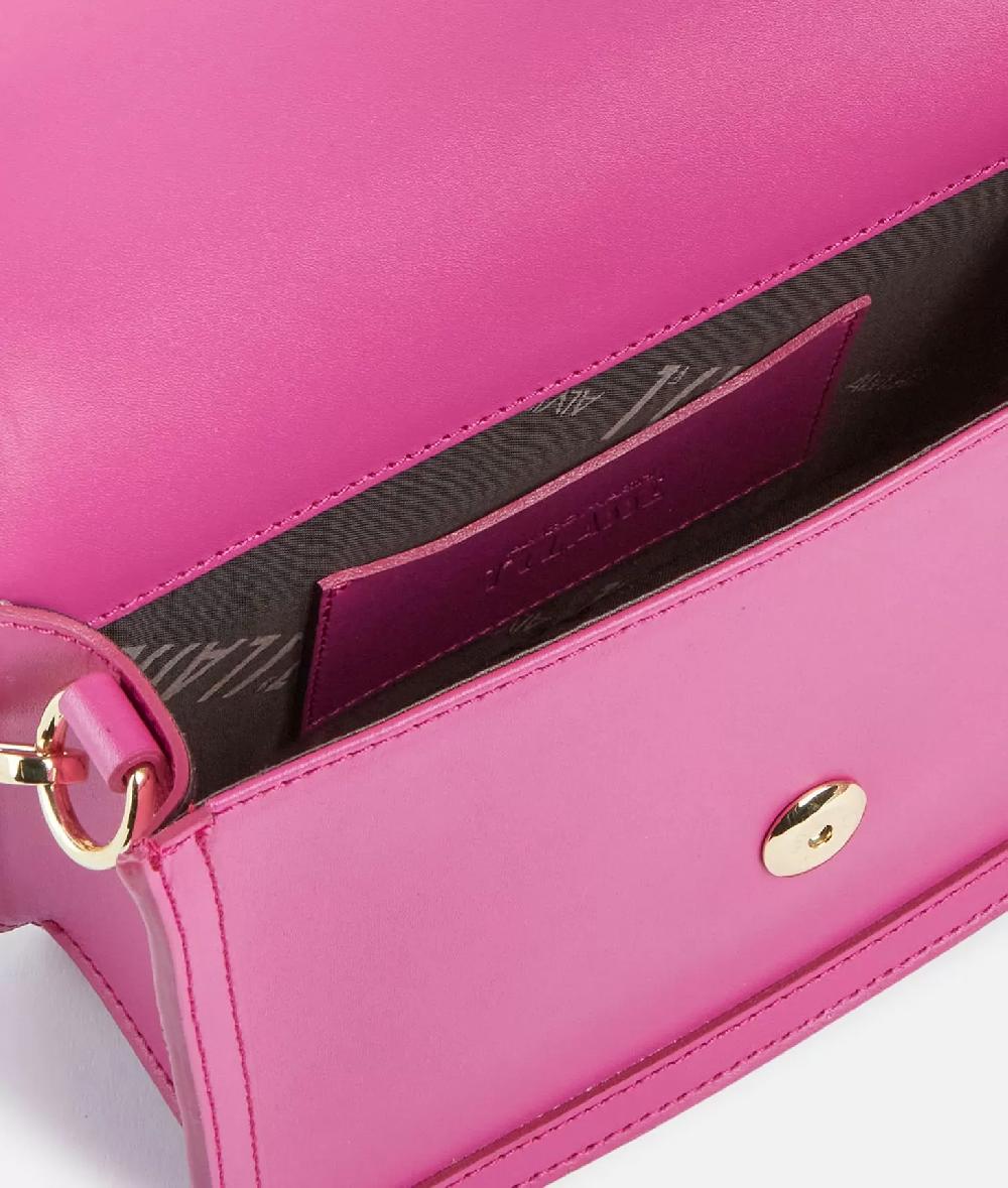 Alviero Martini 1a Classe Frame Bag Tracollina Con Patta Ciclamino