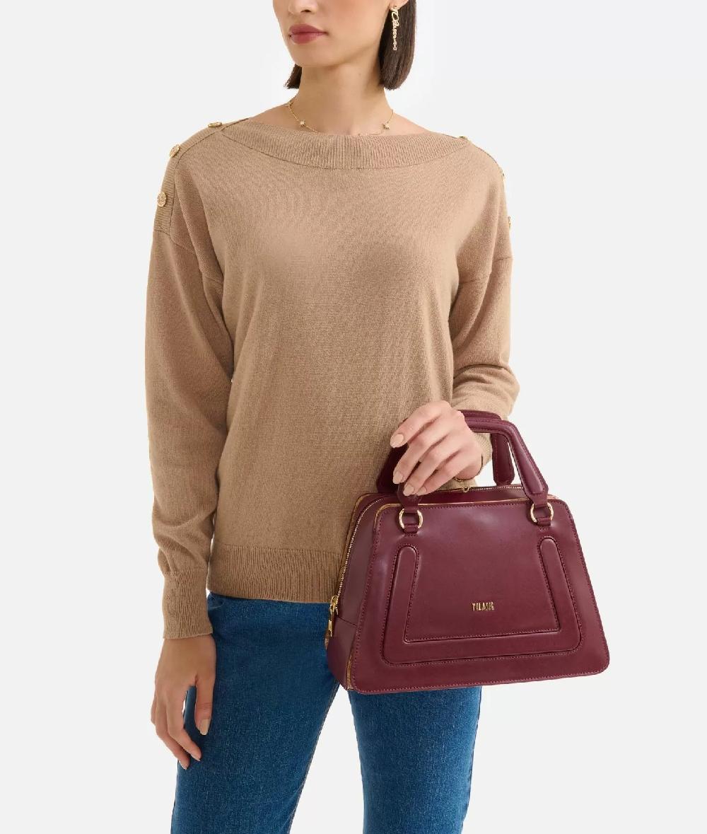 Alviero Martini 1a Classe Future Bag Borsa A Mano Con Tracolla Burgundy