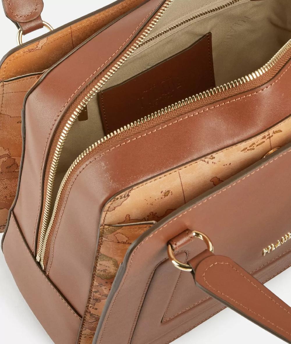 Alviero Martini 1a Classe Future Bag Borsa A Mano Con Tracolla Castagna