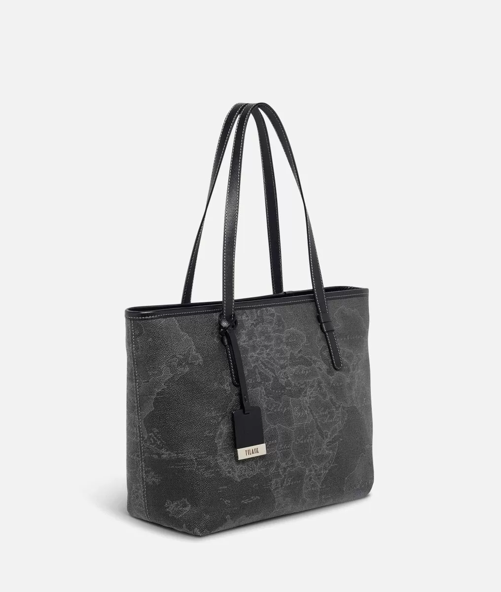 Alviero Martini 1a Classe Geo Black Borsa Shopping Media