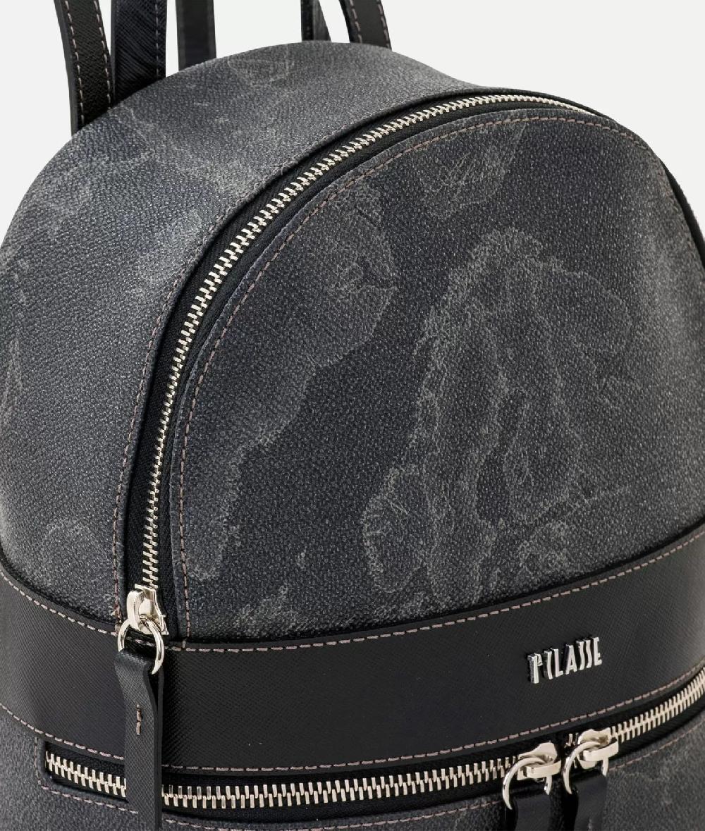 Alviero Martini 1a Classe Geo Black Zainetto Con Logo 1° Classe