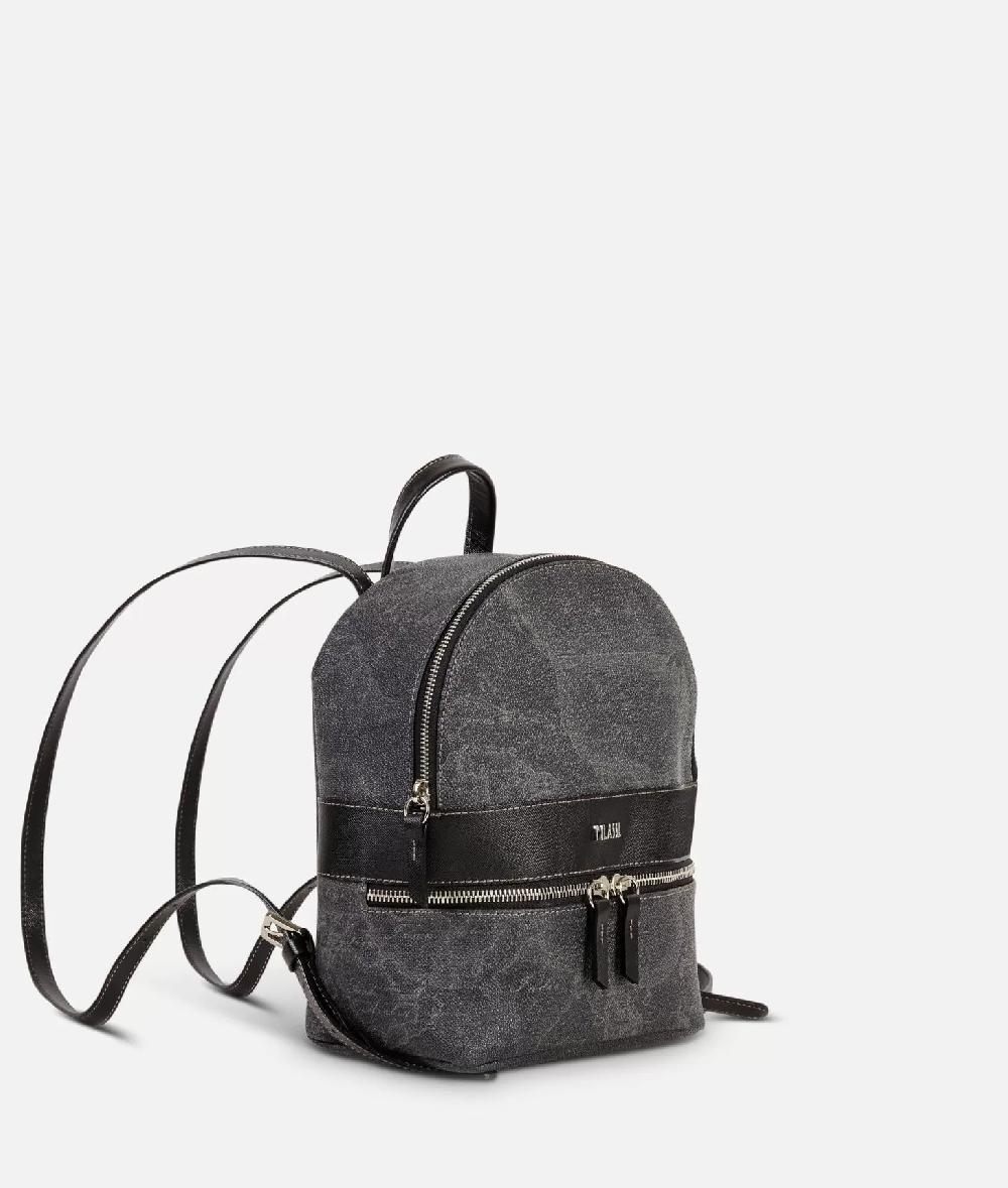 Alviero Martini 1a Classe Geo Black Zainetto Con Logo 1° Classe